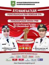 Kabar Gembira, Bapenda Perpanjang Penghapusan Sanksi Administrasi dan Pengurangan PBB-P2 Sebesar 15 Persen
