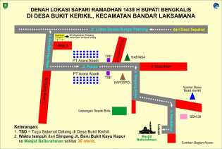 Bupati Amril Akan Akhiri Safari Ramadhan 1439 H di Desa Bukit Kerikil Kecamatan Bandar Laksamana