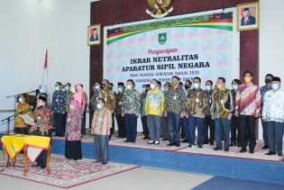 Netralitas ASN, Plh Bupati Pimpin Pengucapan Ikrar
