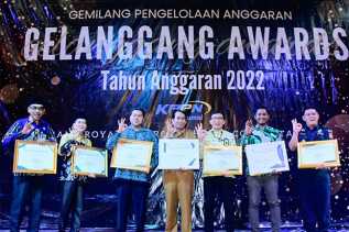 Polbeng Terima Penghargaan Gelanggang Award 2022 KPPN Dumai