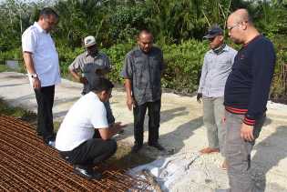 Tim Pendamping dan Audit UIR Tinjau 3 Proyek di Pulau Bengkalis