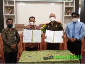Dinas Perkimtan dan Kejari Bengkalis Jalin Kerjasama di Bidang Datun