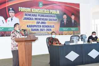 Bupati Bengkalis Buka Forum Konsultasi Publik RPJMD 2021-2026
