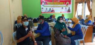 Kodim 0303 Bengkalis Laksanakan Vaksinasi di Desa Resam Lapis, 433 Dosis Disuntikkan