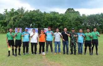 Bangkitkan Semangat Olahraga, Karang Taruna Kecamatan Bantan Gelar Turnamen Sepak Bola