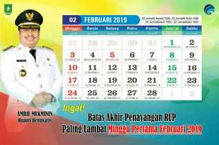 Penayangan RUP di Pemkab Bengkalis Paling Lambat Minggu Pertama Februari