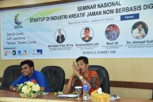 Plt Diskominfotik Jadi Narasumber Startup Digital dan Industri Kreatif Zaman Now