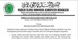 Sukseskan Pilkada Bengkalis, MUI Keluarkan Surat Imbauan