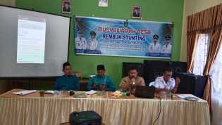 Pemdes Resam Lapis Adakan Rembuk Stunting
