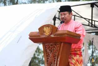 Bupati Amril Mukminin Ucapkan Terima Kasih Atas Peresmian Tower PLN Pulau Rupat
