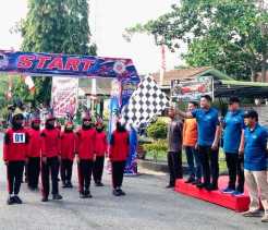 14 Regu Ikuti Lomba Gerak Jalan Kampung Pancasila Kelurahan Kota Bengkalis