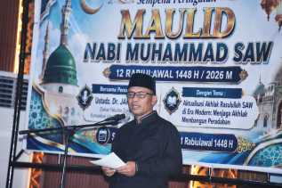 Peringatan Maulid Nabi Muhammad SAW 1448 H, Bupati Bengkalis Ajak Aktualisasi Akhlak Rasulullah SAW di Era Modern
