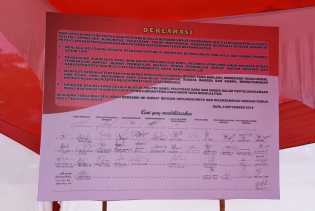 4 September 2018, Pemkab dan Masyarakat Bengkalis Nyatakan 4 Tekad Bersama