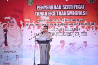 Kepala BPN Bengkalis H Subiakto: “2019 Program Nasional PTSL Dilaksanakan di 5 Kecamatan”