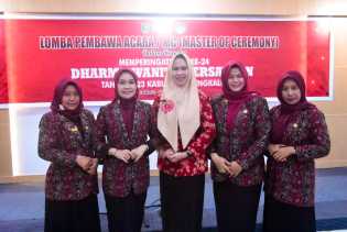 Dinas Pemadam Kebakaran Juara Pertama Lomba MC yang Ditaja DWP 