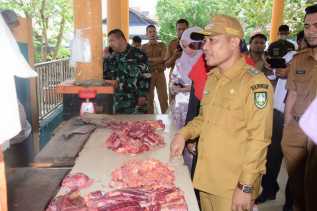 Tindak Lanjut Arahan Mendagri, Bagus Santoso Langsung Sidak Ke Pasar Terubuk dan Pelabuhan Roro Bengkalis