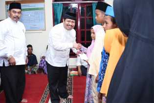 Senangnya Nuri, Bisa Bertemu dengan Bupati Amril