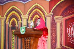 Bupati Kasmarni Sampaikan Pembangunan Transportasi Terbatas di Desa Tasik Serai