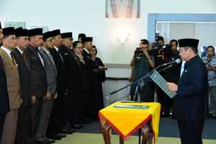 Berikut Nama-Nama Pejabat Pengawas yang Dilantik Bupati Bengkalis