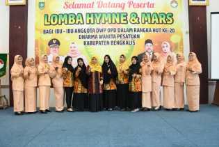 DWP Lapas Bengkalis Juara I Lomba Hymne dan Mars DWP 2019