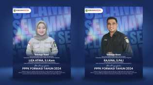 2 Orang Staf Terbaik Diskominfotik Lolos PPPK Formasi Tahun 2024