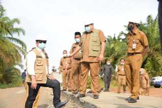 Syahrial Abdi Tinjau Proyek di 3 Kecamatan