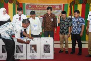 KPU Gelar Rapat Pleno Rekapitulasi Suara Pemilu Tingkat Kabupaten Bengkalis