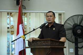 Abi Bahrun Puji Bupati Bengkalis Amril Mukminin
