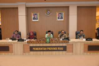 Evaluasi SP4N! Lapor Provinsi Riau, Bupati Bengkalis Ingatkan Tingkatkan Koordinasi Antar Perangkat Daerah