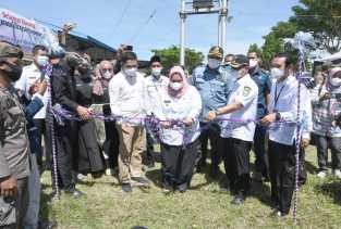 Bupati Kasmarni Launching Kapal Penangkap Ikan 4 GT