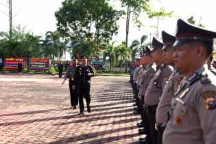 Kapolres Bengkalis Pimpin Upacara HUT Bhayangkara ke-72