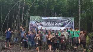 Mahasiswa KKN Universitas Riau Tanam 1.300 Bibit Mangrove di Desa Sebauk, Wujudkan Pesisir Lestari Melalui Program SELARAS