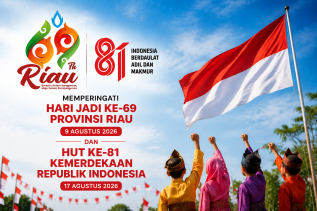 Pemkab Bengkalis Ajak Masyarakat Semarakkan Hari Jadi Ke-69 Riau dan HUT Ke-81 RI