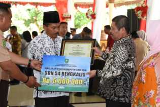 Tiga Sekolah di Kecamatan Siak Kecil Raih Adiwiyata Kabupaten Tahun 2018