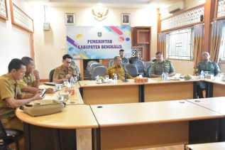 Pantau dan Komitmen, Wabup Bengkalis Bagus Santoso Ikut Rakor Pengendali Inflasi secara Zoom bersama Mendagri