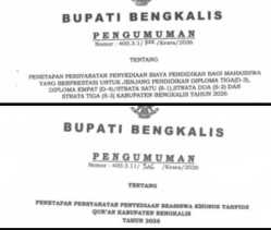 Pengumuman! Pemkab Bengkalis Buka Program Beasiswa Tahfidz dan Mahasiswa Berprestasi Tahun 2026 