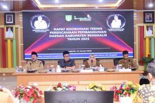 Rakornis Perencanaan Pembangunan 2023, Bupati Kasmarni Minta Perangkat Daerah Perkuat Kerjasama