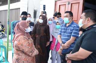 Bupati Bengkalis Sambagi Rumah Pahlawan Kesehatan di Mandau