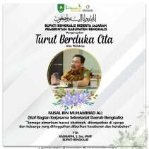 Bupati Kasmarni Sampaikan Belasungkawa atas Wafatnya Faisal Bin Muhammad Ali