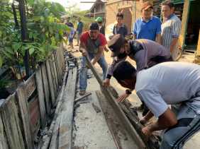 Gotong Royong Benah Kampung, Menuju Damon Bersih dan Sehat