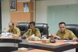 Rapat Realisasi Fisik dan Keuangan, Bupati Bengkalis Minta Perangkat Daerah Segera Selesaikan Tanggungjawab