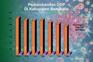 Angka ODP di Kabupaten Bengkalis Terus Turun, Tinggal 945 Orang