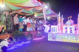 5000 Peserta dan 18 Gerobak Hias Meriahkan Pawai Takbir Idul Adha di Bengkalis