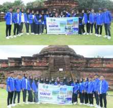 Forum Anak Lubuk Garam Gelar Study Tour ke Candi Muara Takus