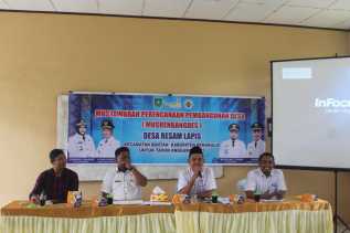 Pemdes Resam Lapis Laksanakan Musrenbangdes
