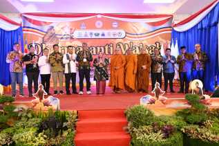 Bupati Kasmarni Apresiasi Kontribusi Umat Budha dalam Menjaga Keharmonisan Sosial di Bengkalis