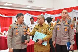 Bupati Bengkalis Ikuti Rakor Lintas Sektoral Operasi Lilin Lancang Kuning 