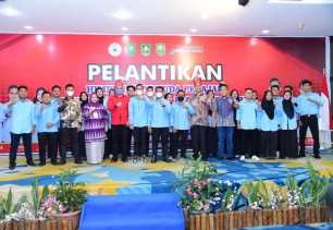 Bupati Kasmarni Hadiri Pelantikan Pengurus Pemuda, Pelajar dan Mahasiswa Sakai Riau