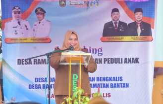 Bupati Kasmarni Launching DRPPA, Desa Damai dan Bantan Timur Jadi Percontohan