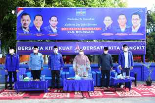 Pererat Silaturahmi, Bupati dan Wakil Bupati Bengkalis Buka Puasa Bersama Pengurus DPC Demokrat